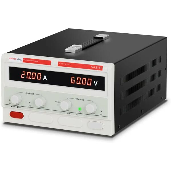 stamos soldering alimentatore da banco - 0-60 v - 0-20 a cc - 1.200 w s-ls-41