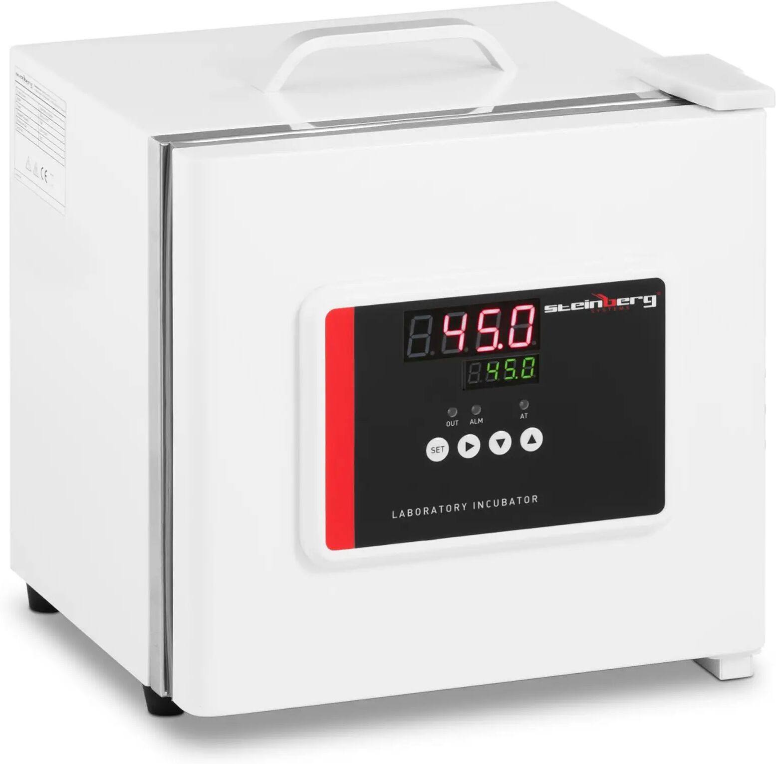 steinberg incubatrice da laboratorio - fino a 45 ° c - 7,5 l sbs-li-8