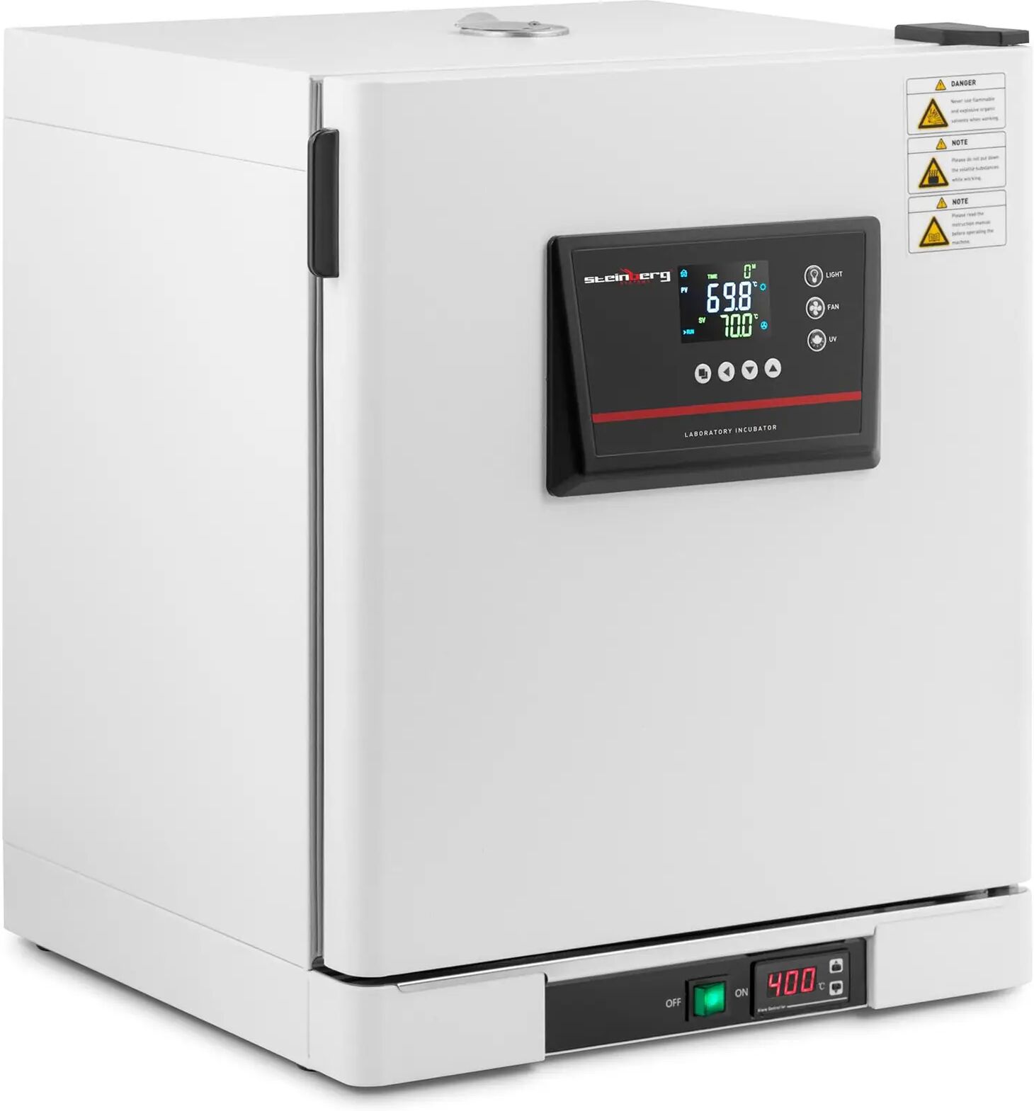 steinberg incubatrice da laboratorio - fino a 70 ° c - 43 l sbs-li-43