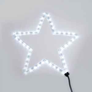 EUROLAMP Stella Natalizia LED, 56x56cm, IP44