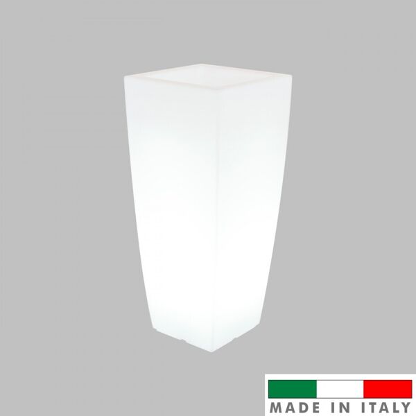 leddiretto vaso illuminabile quadrato 40x40xh90cm, e27
