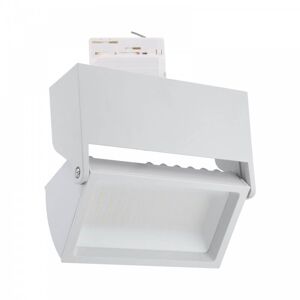 LEDDIRETTO Faro LED 44W Rettangolare per Binario Trifase, 100°, Bianco - PHILIPS CertadriveNo Flickering CRI92