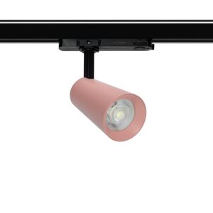 LEDDIRETTO Faro LED 30W Trifase Rosa CRI92 CCT Bianco Variabile 38° Bridgelux LED