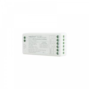 Mi-Light Ricevitore Dimmer 12/24V Monocolore e CCT 4-zone, Sinc. Automatica, Push Dim.