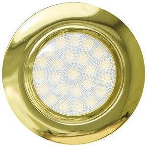 UltraLux Faro da incasso LED 220V 4W, IP44, foro ø56mm - 60mm Dorato