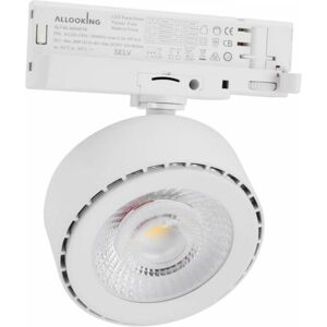 LEDDIRETTO Faro LED 36W Slim per Binario Trifase Orientabile, 60°, Bianco, CCT Bianco Variabile