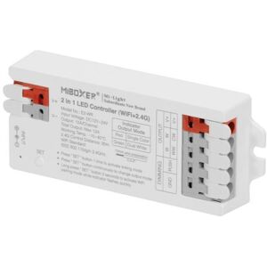 Mi-Light Ricevitore Dimmer 12/24V Monocolore e CCT 4-Zone Sinc. Aut., WiFi App/Alexa/Google, Push dim.