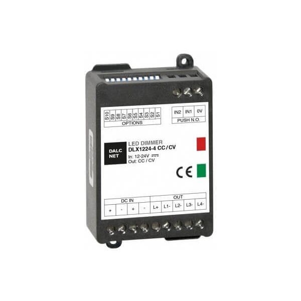 controller dimmer monocolore/cct/rgb/rgbw , 12/24 - controllabile da pulsante