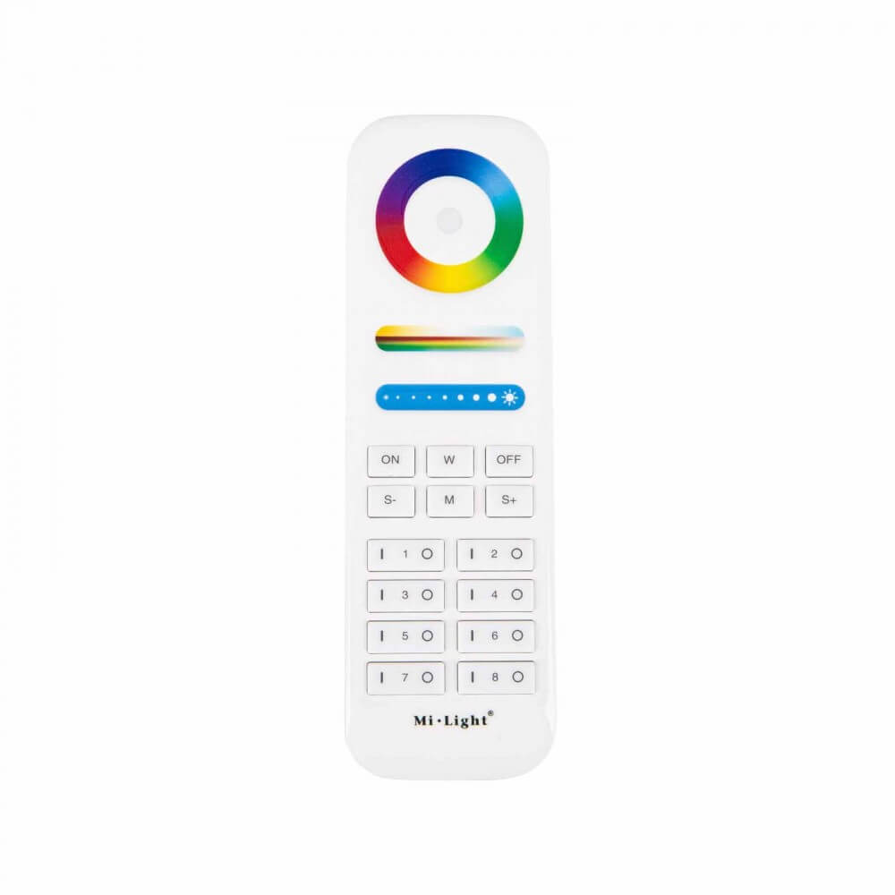 mi-light telecomando rgb / rgbw / rgb+cct 8-zone