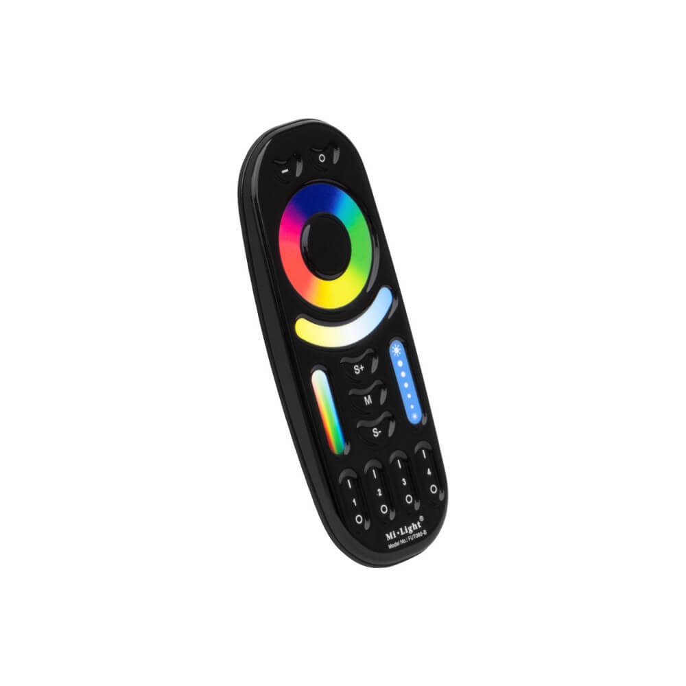 Mi-Light Telecomando RGB / RGBW / RGB+CCT 4-Zone Full Touch - Nero