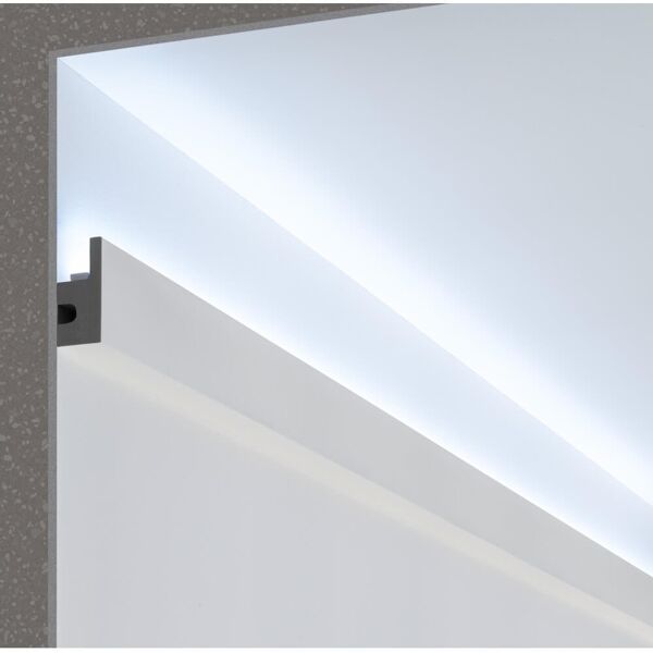 leddiretto cornice pitturabile per illuminazione unidirezionale per strisce led - 1,15m