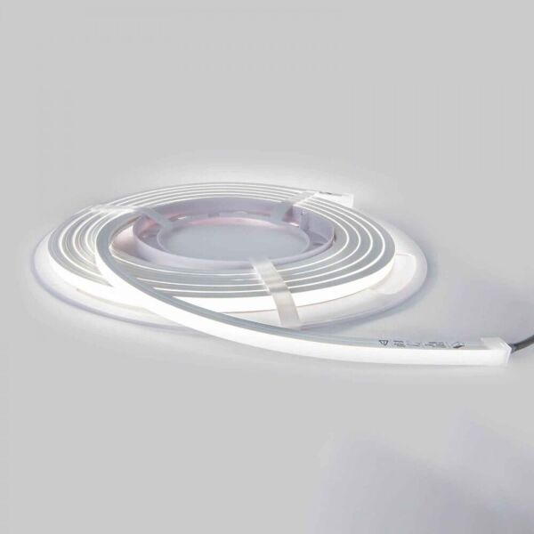 leddiretto neon flex led 12x12 10w/m, 5m, 24vdc, ip67 cri 90, b. freddo - chip philips lumileds