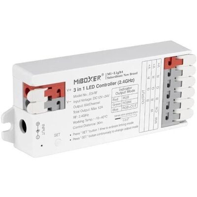 Controllore di strisce LED RGB/RGBW/RGB+CCT MiBoxer Fut037s+ Controllore di strisce LED RGB/RGBW/RGB+CCT MiBoxer Fut037s+