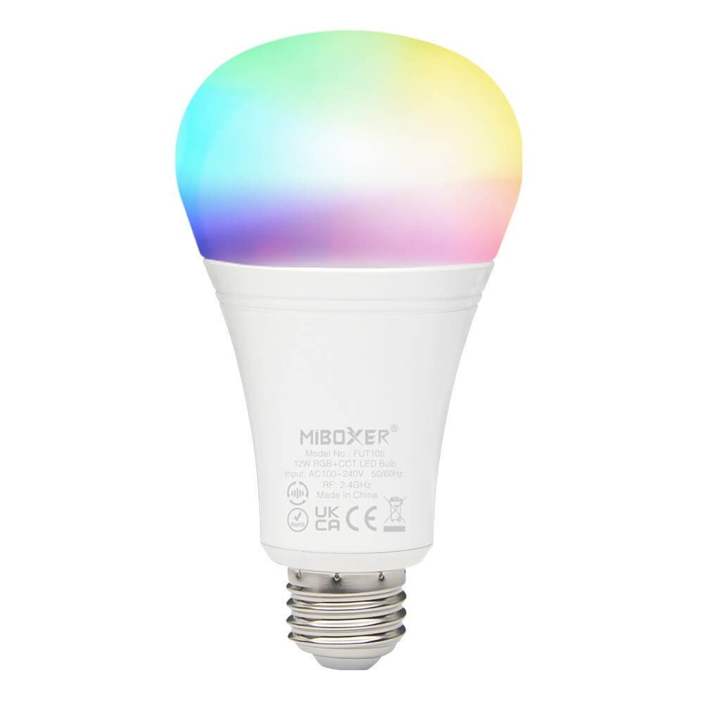 Mi-Light Lampadina LED E27 T74 12W RGB+CCT Dimmerabile - ZIGBEE 3.0
