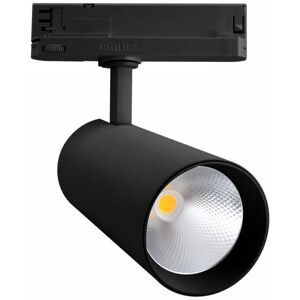 LEDDIRETTO Faro LED 42W per Binario Trifase, 38° + 60° Nero, PHILIPX Xitanium CRI92