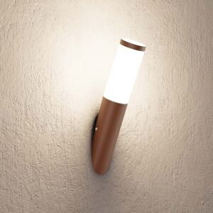 LEDDIRETTO Applique Paletto in Acciaio Inox CORTEN IP54 Base E27