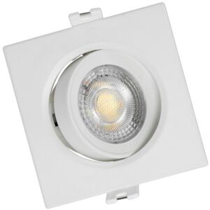 LEDDIRETTO Faro Incasso Quadrato 7W CCT Ø70mm 38° Orient. Dimmerabile OSRAM LED