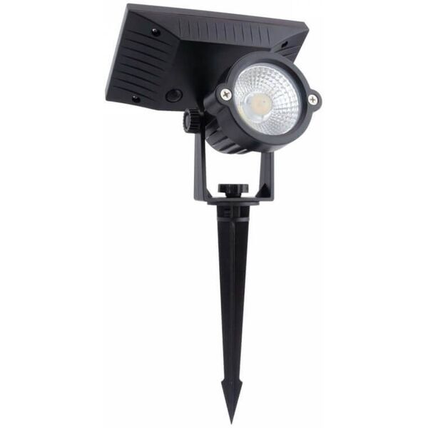 faretto led solare 5w con picchetto - ip65