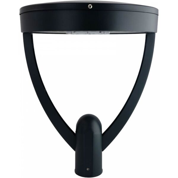 leddiretto lampione stradale 40w, 120lm/w, iron black - lumileds