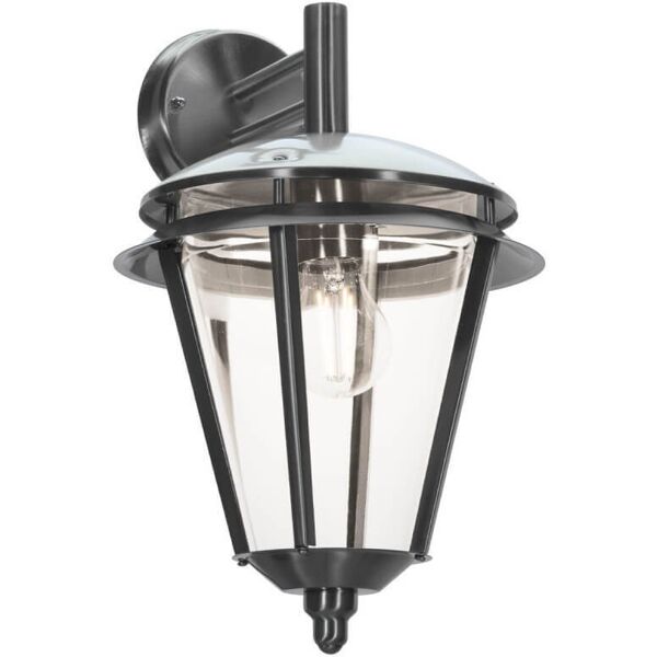 vito lighting applique da parete ip54 in acciaio inox e27 per esterni da parete