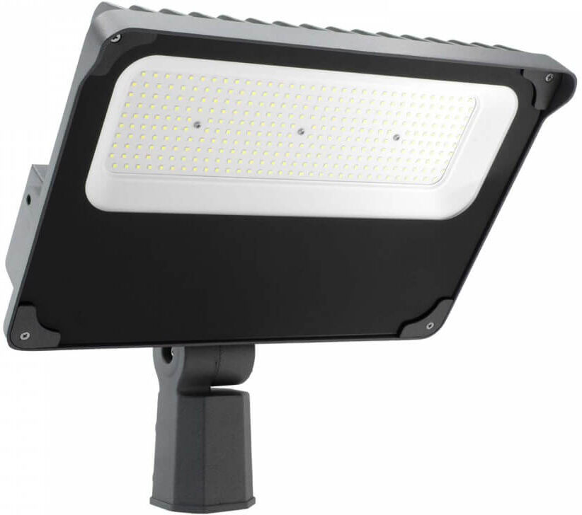 leddiretto proiettore led 200w, ip65, 165lm/w - philips xitanium driver - per impianti sportivi con snodo per palo