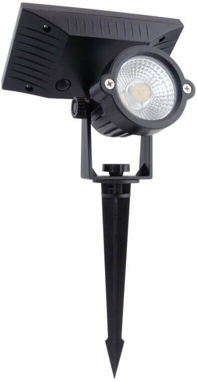 faretto led solare 5w con picchetto - ip65