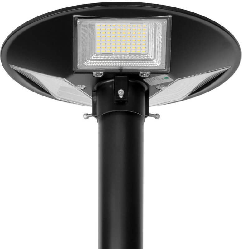 LEDDIRETTO Lampione LED Solare 200W,  IP65, Crepuscolare e Sensore di movimento