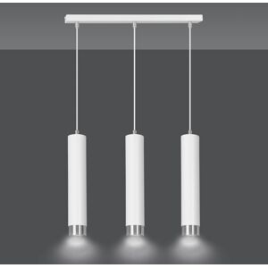 EMIBIG lighting Lampadario a sospensione KIBO 3 BLACK e WHITE