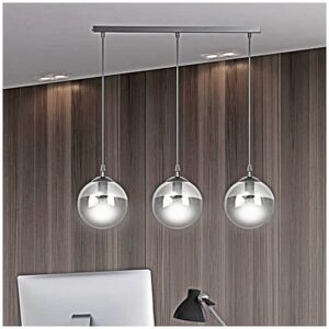 EMIBIG lighting Lampadario a sospensione COSMO 3 BLACK GRAFIT