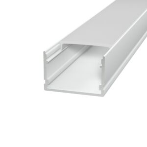 LEDDIRETTO Profilo Lineare XL in Alluminio Bianco per 1-2 Strisce LED da 1m e 2m