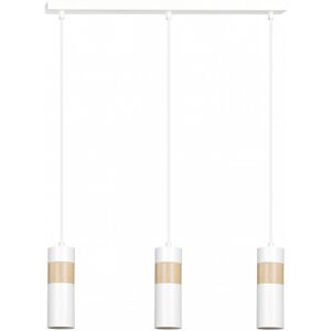 EMIBIG lighting Lampadario a sospensione AKARI 3 WHITE