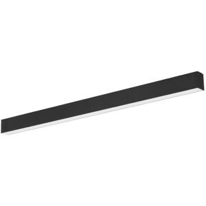 LEDDIRETTO Lampada Lineare LED da Soffitto 42W 120cm Nera, PHILIPS driver CCT