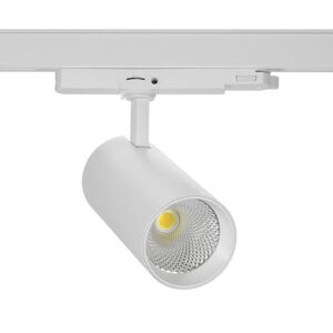 LEDDIRETTO Faro LED 40W Dimmerabile 0-10V per Binario Trifase, 38/60°, Bianco, CCT