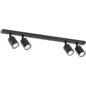 EMIBIG lighting Lampadario da Soffitto FLASH 4 Black GU10