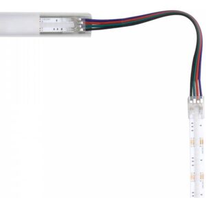 LEDDIRETTO Connettore Angolare per strisce LED RGB COB da 10mm - CF 2PZ