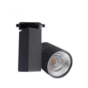 LEDDIRETTO Faretto LED 40W per Binario Monofase CRI92, 120lm/W, ang. 100°