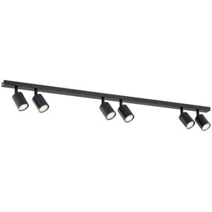 EMIBIG lighting Lampadario da Soffitto FLASH 6 Black GU10