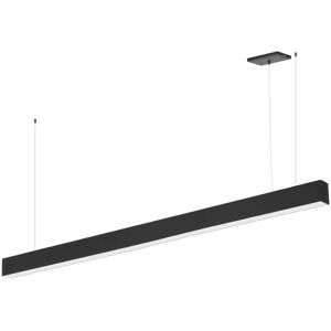 LEDDIRETTO Lampada Lineare LED a Sospensione 55W 150cm nera, PHILIPS driver CCT