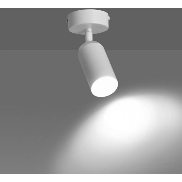 emibig lighting plafoniera orientabile hera 1 da soffitto e parete