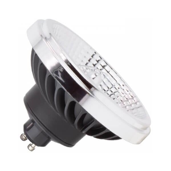 leddiretto lampada ar111 15w, angolo 45°, nera - osram led