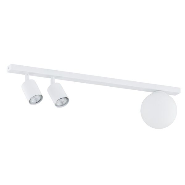 emibig lighting lampadario da soffitto baster 3 white gu10 e e14