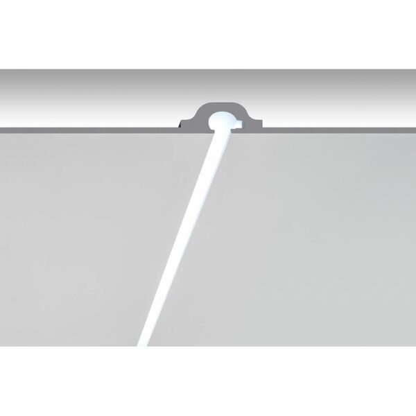 leddiretto cornice da incasso a luce indiretta per striscia led, pitturabile - 1,15m