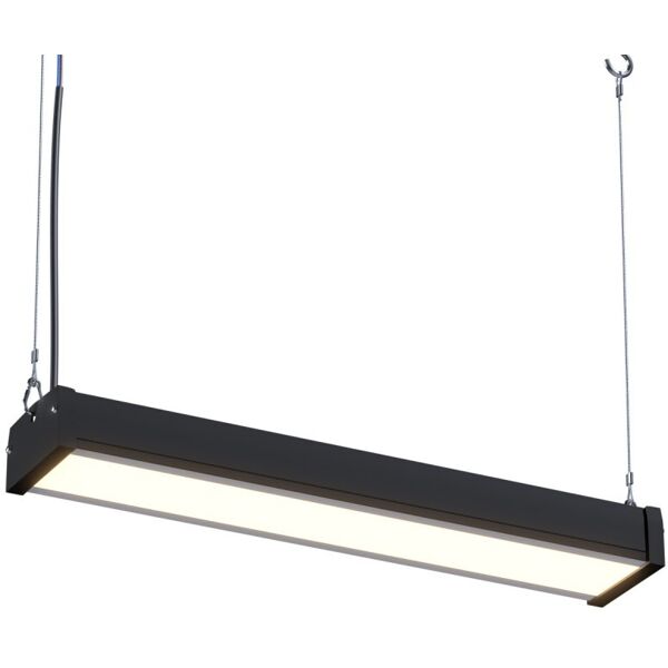 leddiretto campana lineare 100w 51cm sospesa osram chip led 11.000 lumen