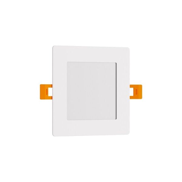 leddiretto pannello led quadrato 8w, 800lm, no flickering, foro Ø110x110mm, osram led