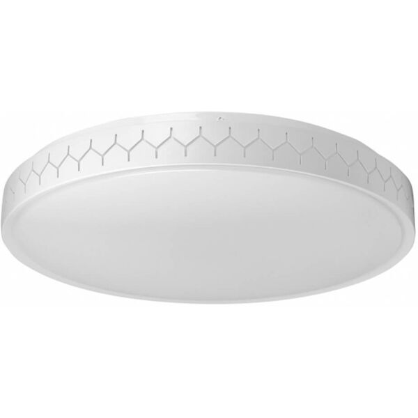 ultralux plafoniera led 60w cct, dimmerabile, Ø49cm da soffitto e parete