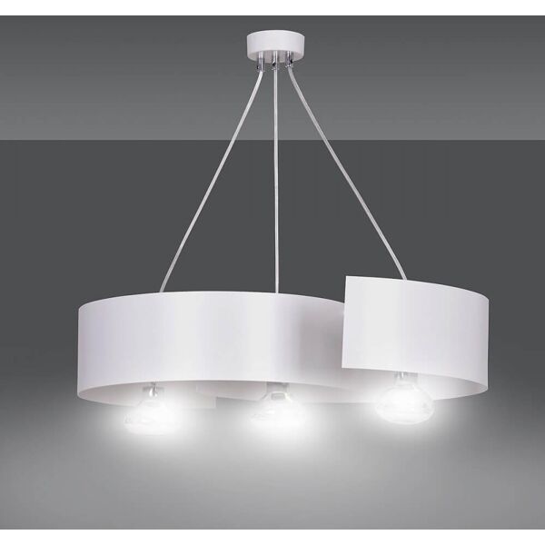 emibig lighting lampadario a sospensione vixon 3 white o black