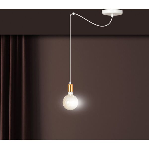 emibig lighting lampadario spark 1 white o black