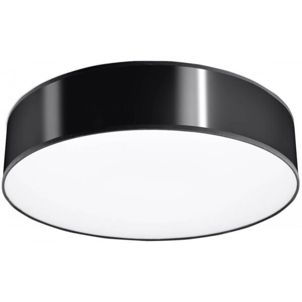 sollux plafoniera arena 45 black da soffitto