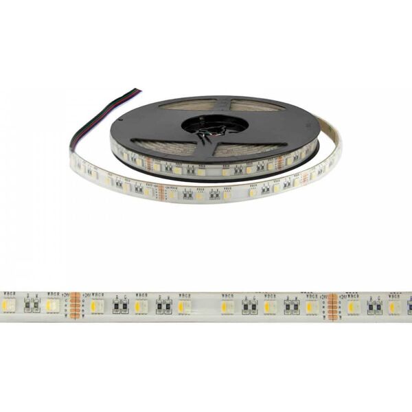 leddiretto striscia led professional - rgbw natural white  - ip67 - 18w/m - 5m - 24v