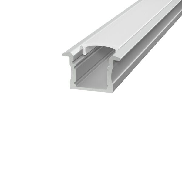 leddiretto profilo alto da incasso 1m e 2m per striscia led alluminio quadrato